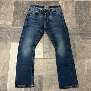 Wrangler Dark Blue Straight Jeans